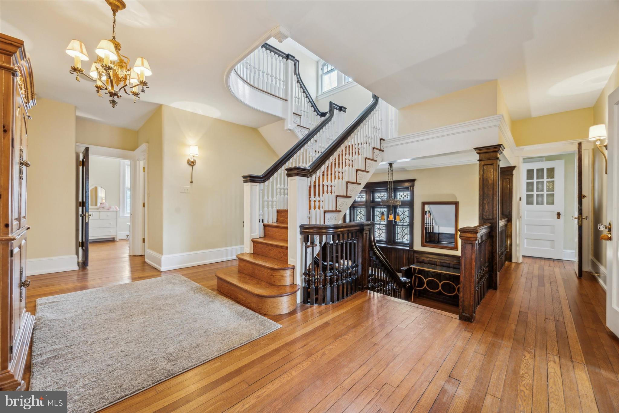 226 Fishers Road Bryn Mawr, PA 19010 - Photo 18 of 60 a view of a livingroom with furniture and a chandelier