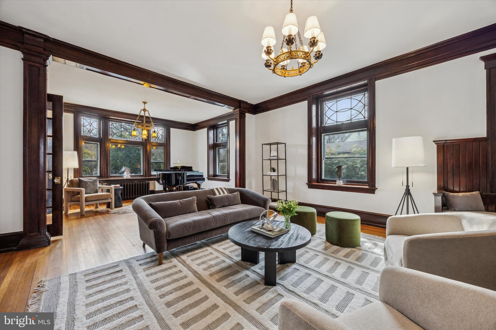 226 Fishers Road Bryn Mawr, PA 19010 - Photo 5 of 60 a living room with furniture and a large window