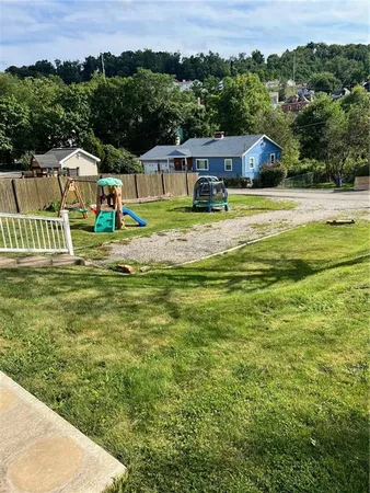 a view of house with a swimming pool