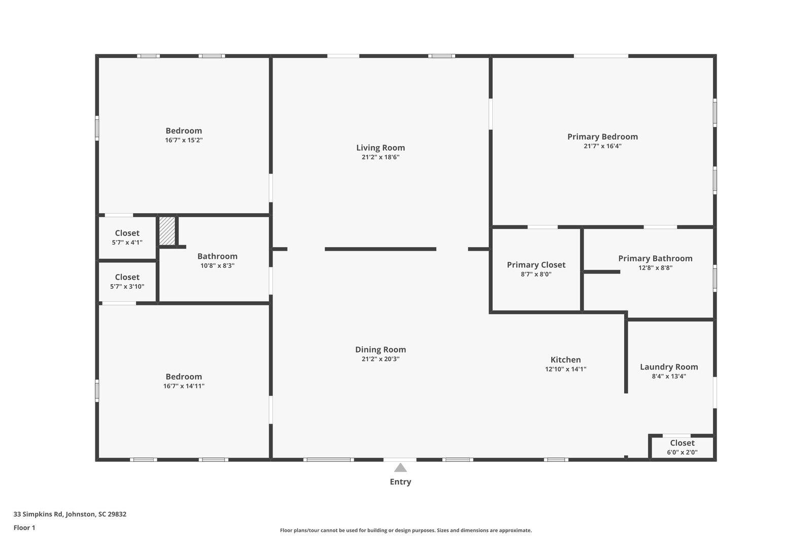 33 Simpkins Road Johnston, SC 29832 - Photo 68 of 70 Floor-1 (1)