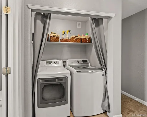 a room with storage and utility