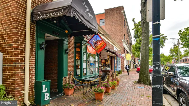 a view of a building with a porch
