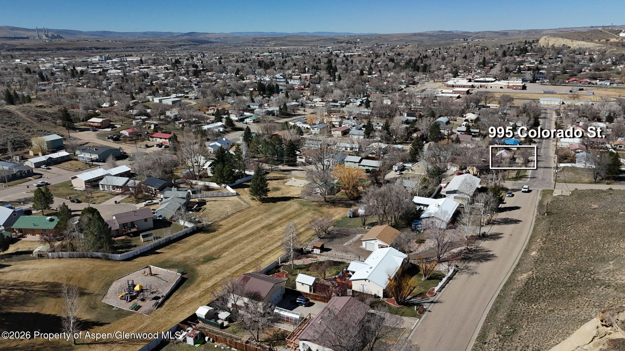 995 Colorado Street Craig, CO 81625 - Photo 18 of 21 an aerial view of a city