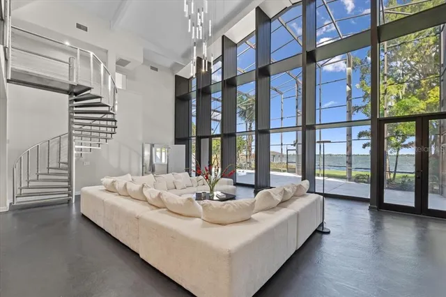 a living room with couches and a couch