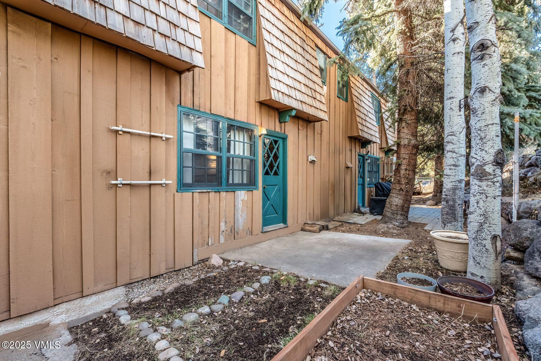 2450 Chamonix Lane, Unit A2 Vail, CO 81657 - Photo 26 of 32 Exterior Back patio