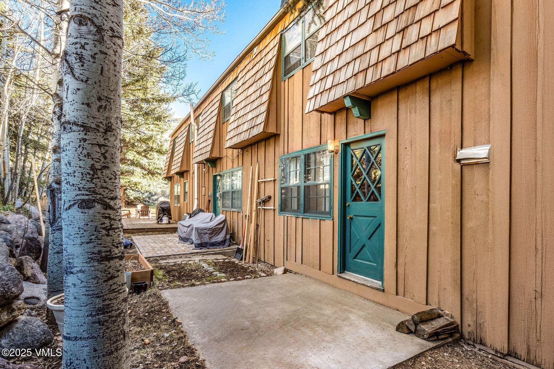 2450 Chamonix Lane, Unit A2 Vail, CO 81657 - Photo 27 of 32 Exterior Back Patio