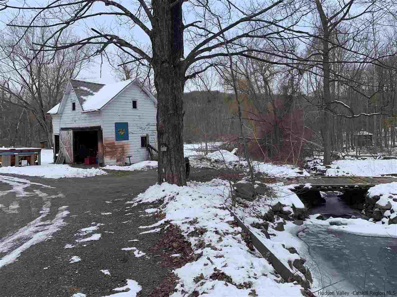 205 Union Center Road Ulster Park, NY 12487 - Photo 23 of 25 a view of a yard covered in snow