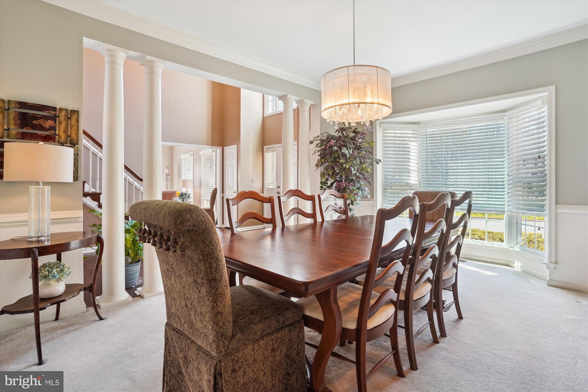 8535 Oak Chase Circle Fairfax Station, VA 22039 - Photo 21 of 62 a dining room with furniture and window