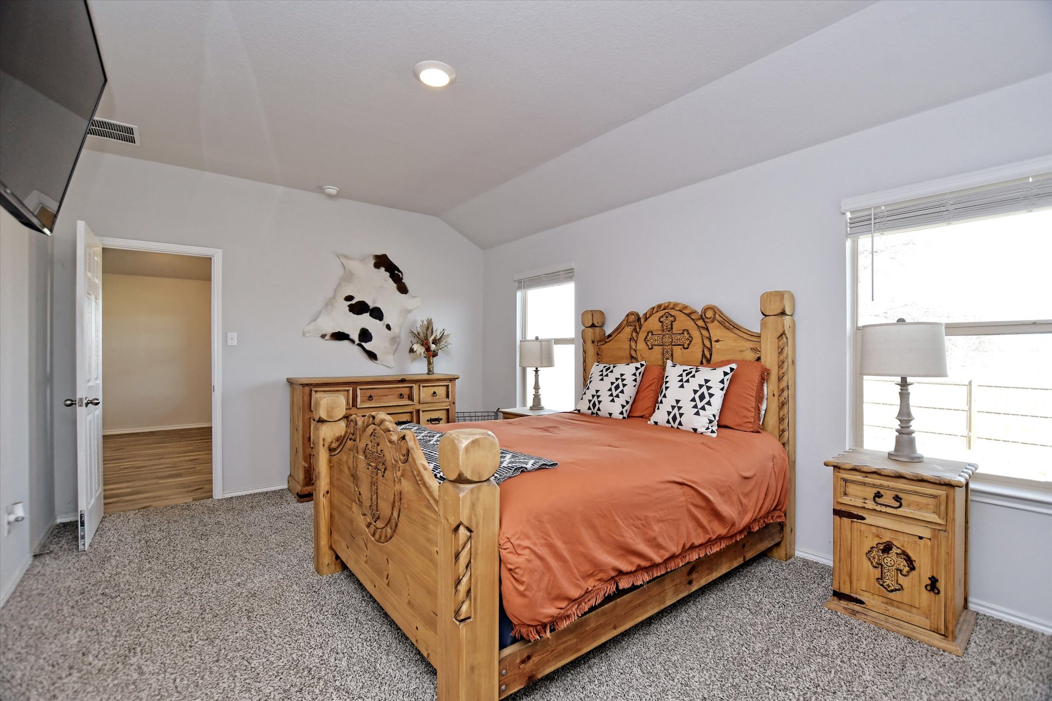 508 Wyatt Way Jarrell, TX 76537 - Photo 12 of 27 Primary bedroom is illuminated with twin windows