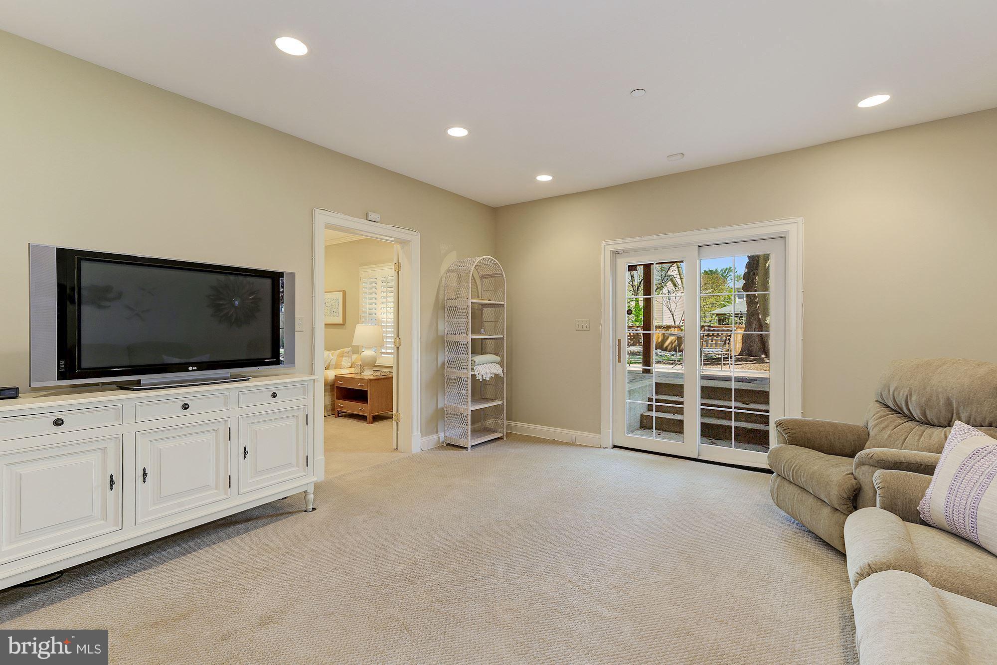 5913 Greentree Road Bethesda, MD 20817 - Photo 25 of 30 Walk-out Recreation Room