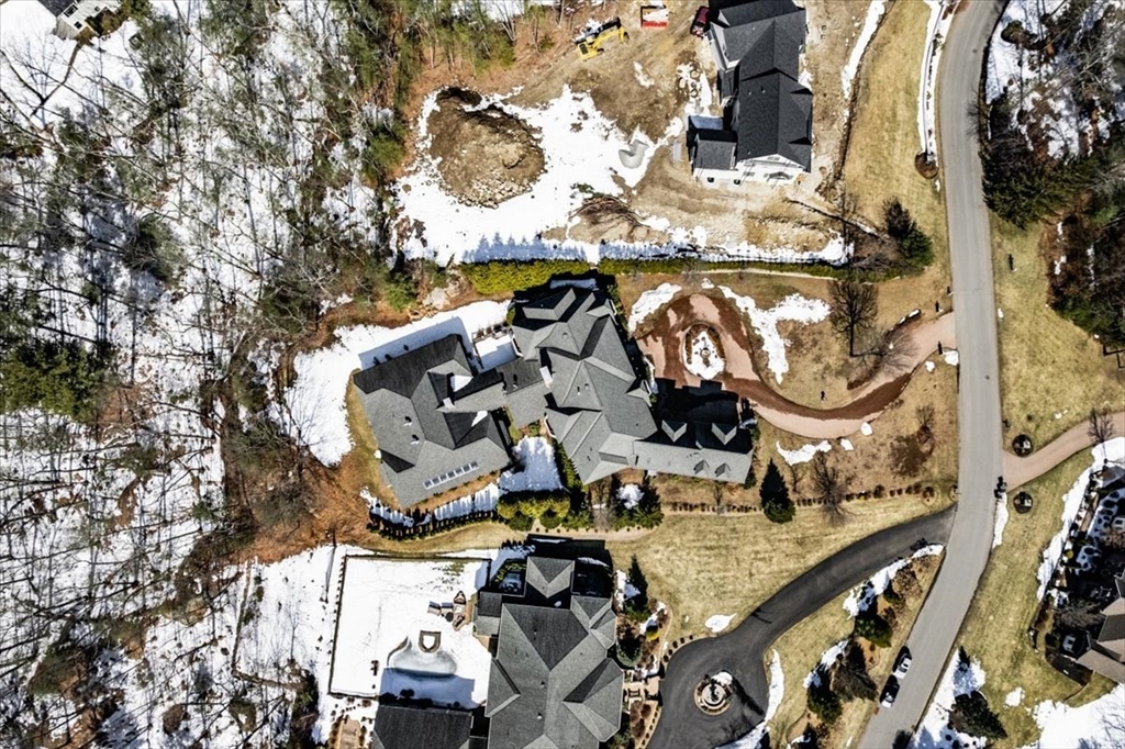 3 Regency Ridge Andover, MA 01810 - Photo 40 of 40 an aerial view of a house with a yard and large trees