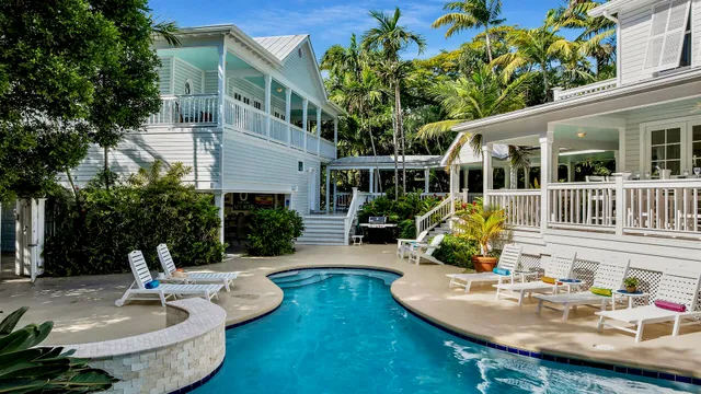 a view of a house with patio