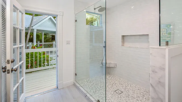 a view of an entryway door