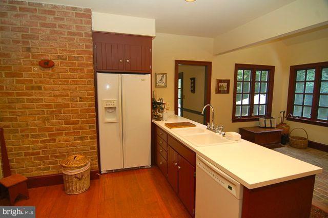 Large kitchen with dining area