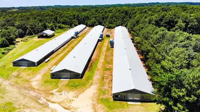 a view of swimming pool with a garden