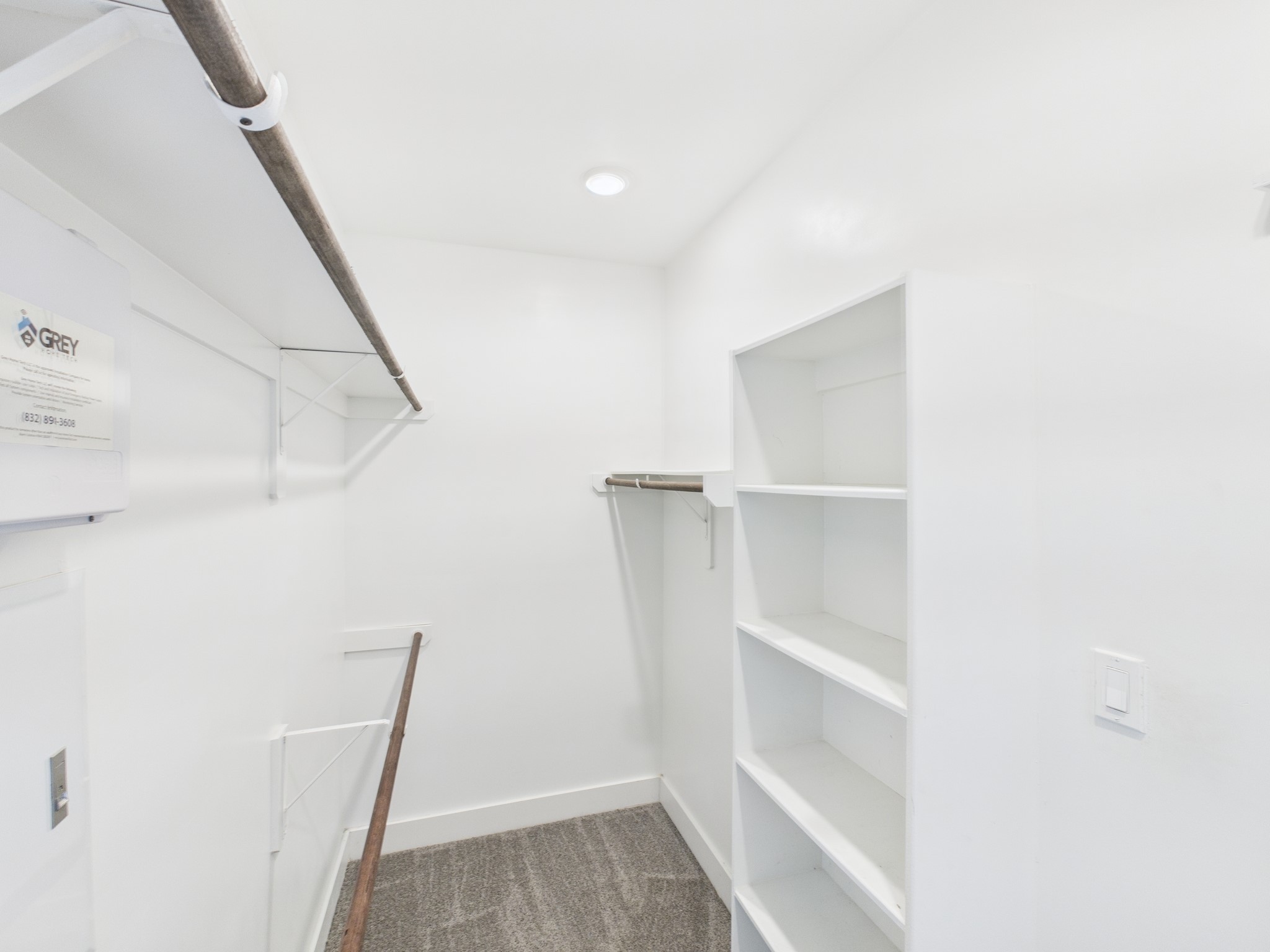 754 West Donovan Street Houston, TX 77091 - Photo 31 of 31 a view of walk in closet with empty racks