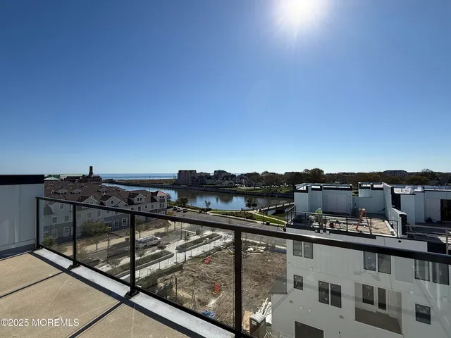 a view of a city from a terrace