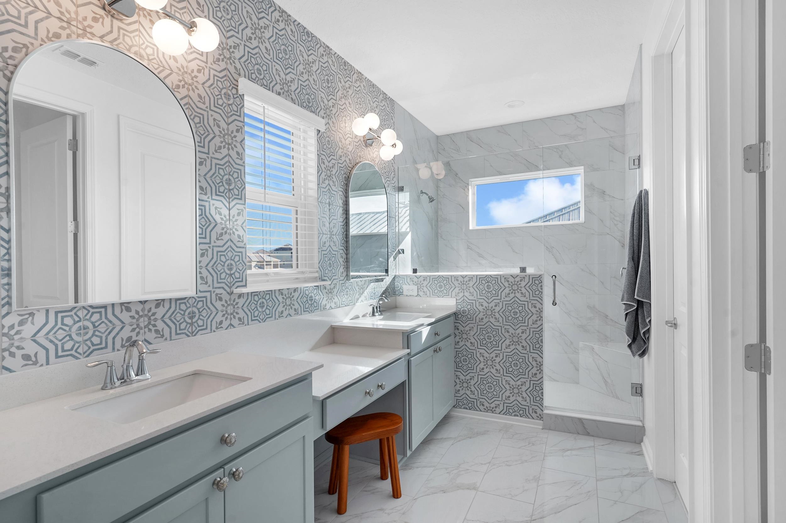 404 Rum Runner Way St. Johns, FL 32259 - Photo 30 of 41 a bathroom with a sink double vanity and a mirror