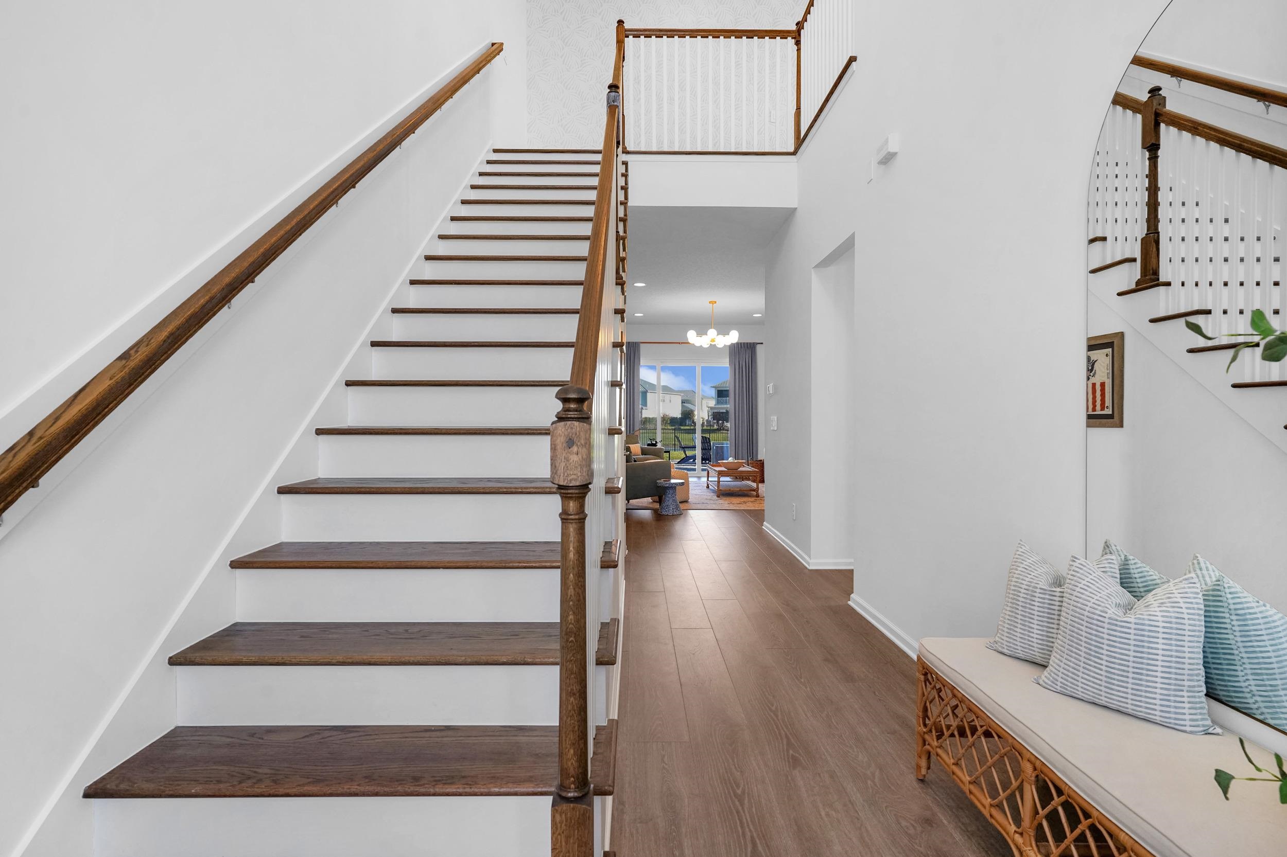 404 Rum Runner Way St. Johns, FL 32259 - Photo 7 of 41 a view of entryway and hall with wooden floor