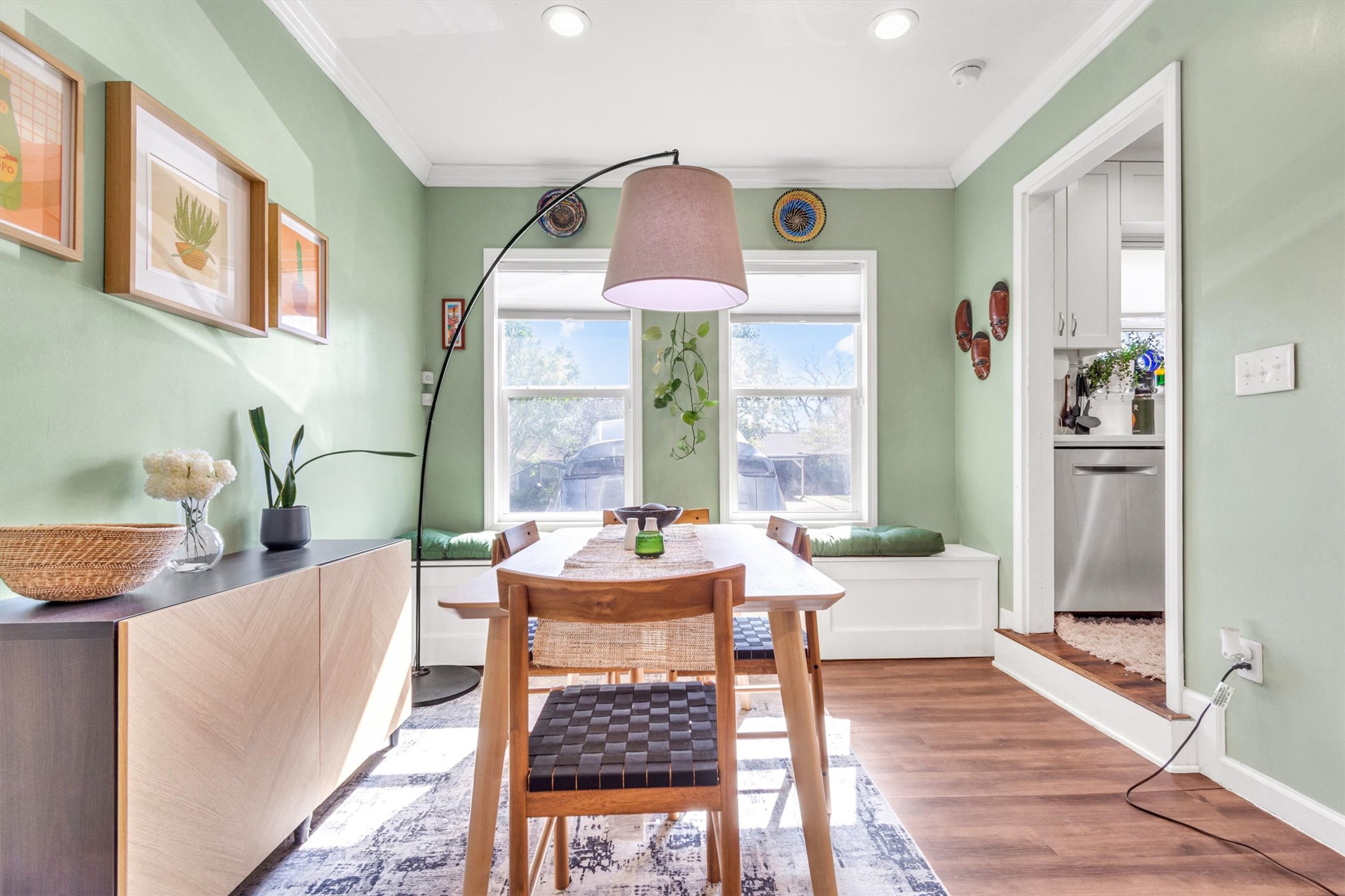 Spacious dining room perfect for gatherings and everyday meals.