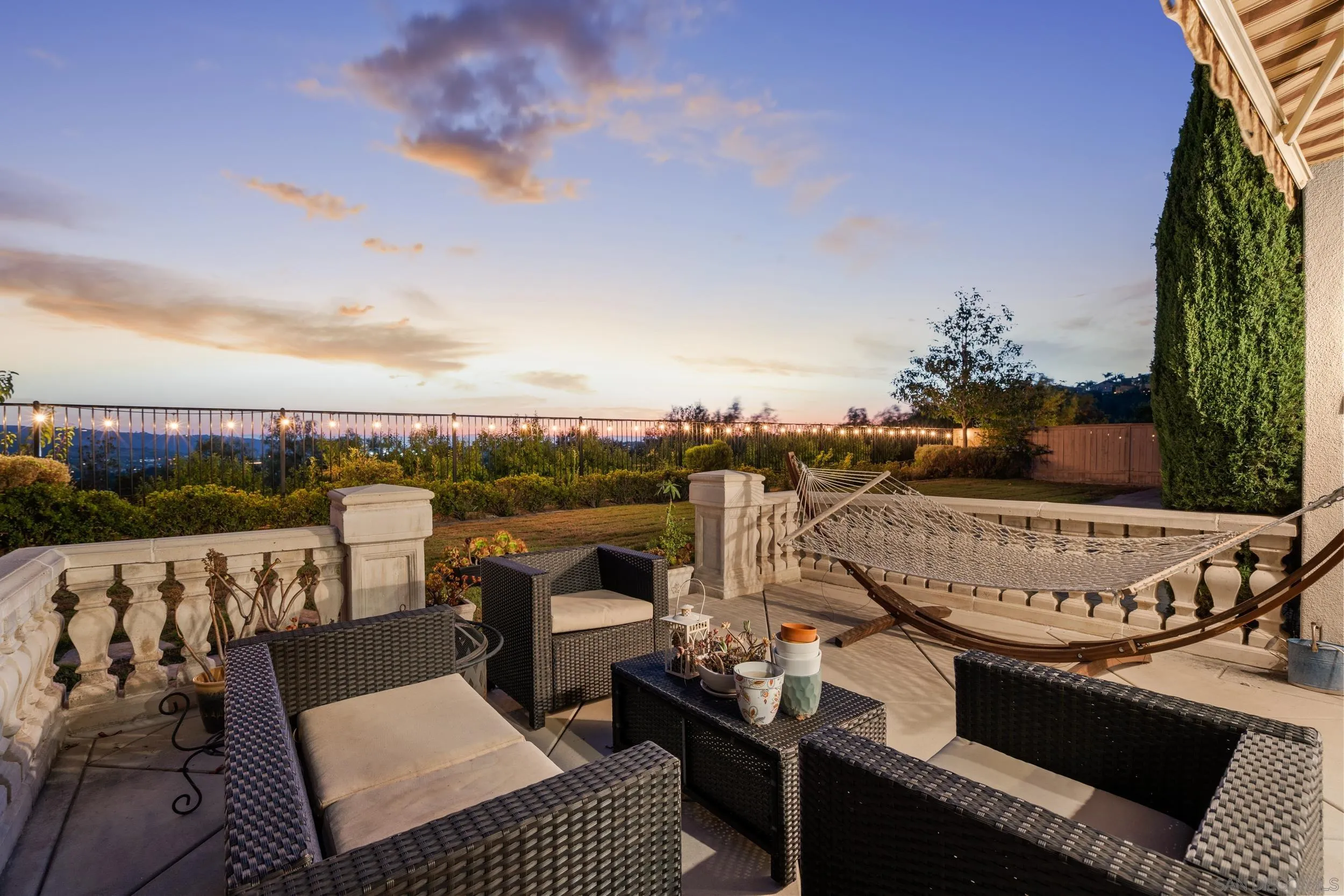 16174 Cayenne Ridge Road San Diego, CA 92127 - Photo 44 of 52 a view of a balcony with furniture