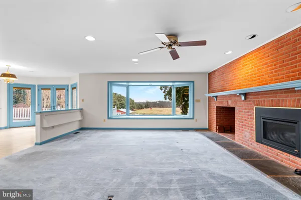 a picture of a bench in front of a door