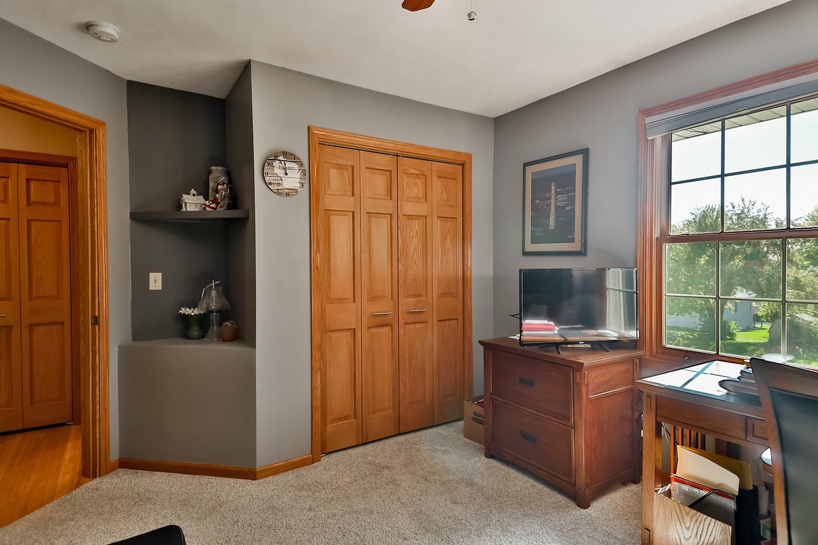 245 Rochester Road Northeast Poplar Grove, IL 61065 - Photo 20 of 29 a workspace with a window