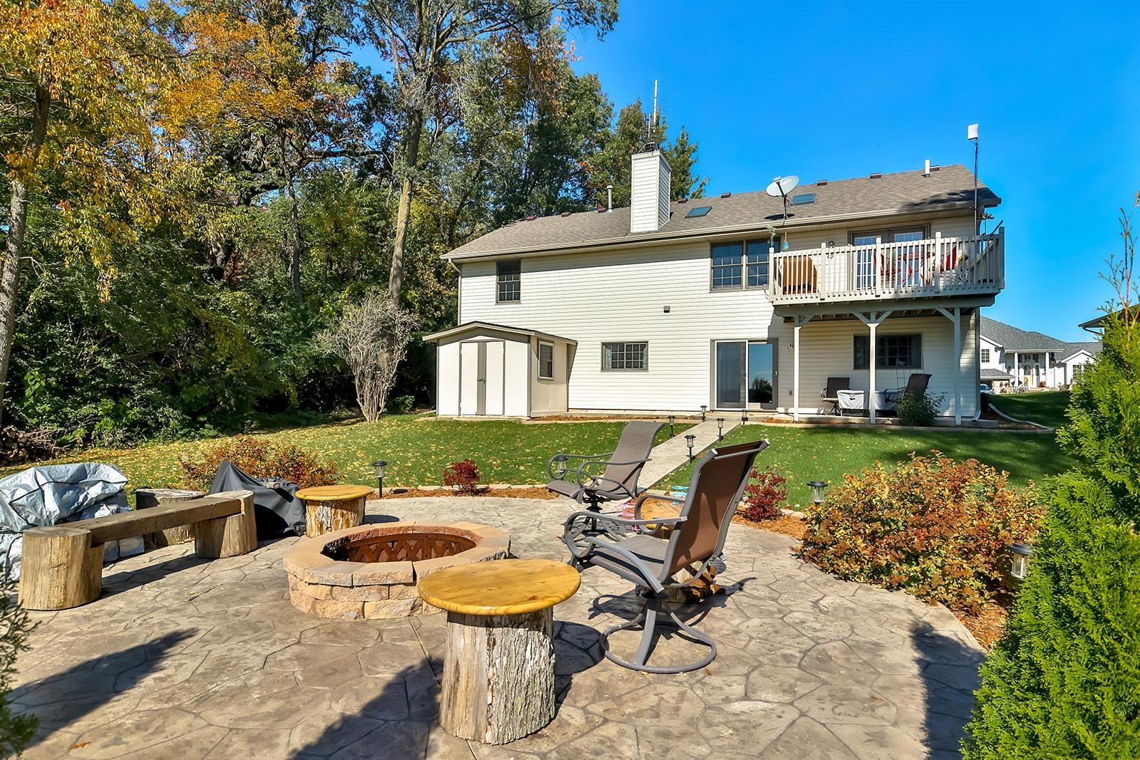 245 Rochester Road Northeast Poplar Grove, IL 61065 - Photo 29 of 29 a view of a house with pool porch and chairs