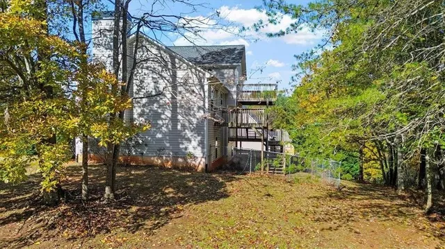 a view of a city with an ocean view