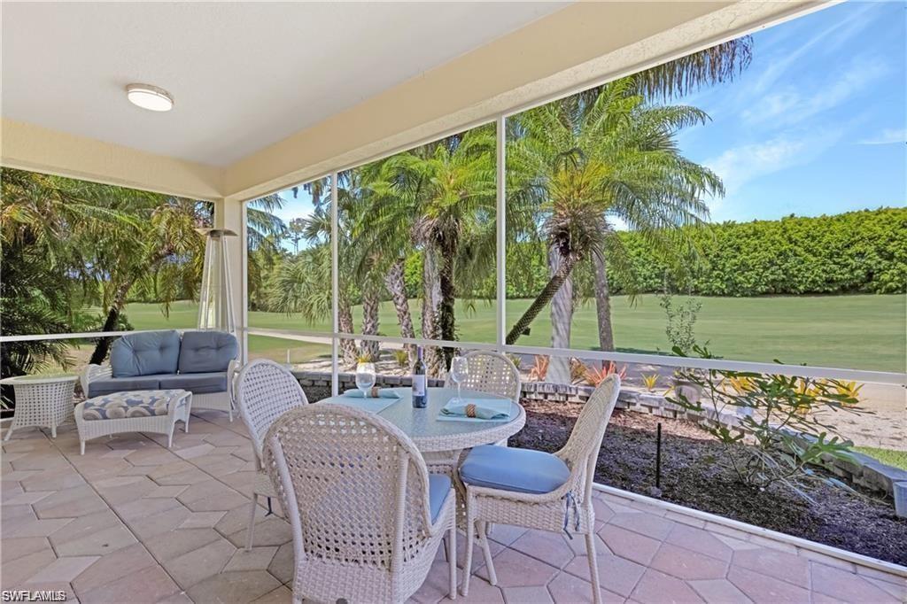 349 Harvard Lane Naples, FL 34104 - Photo 18 of 31 a outdoor space with furniture and garden view