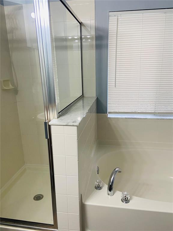 11658 Mango Ridge Boulevard Seffner, FL 33584 - Photo 16 of 20 a bathroom with a tub and shower