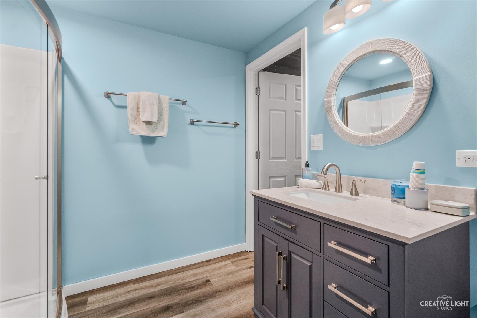 14050 Townhouse Road Newark, IL 60541 - Photo 23 of 45 a bathroom with a sink and a mirror