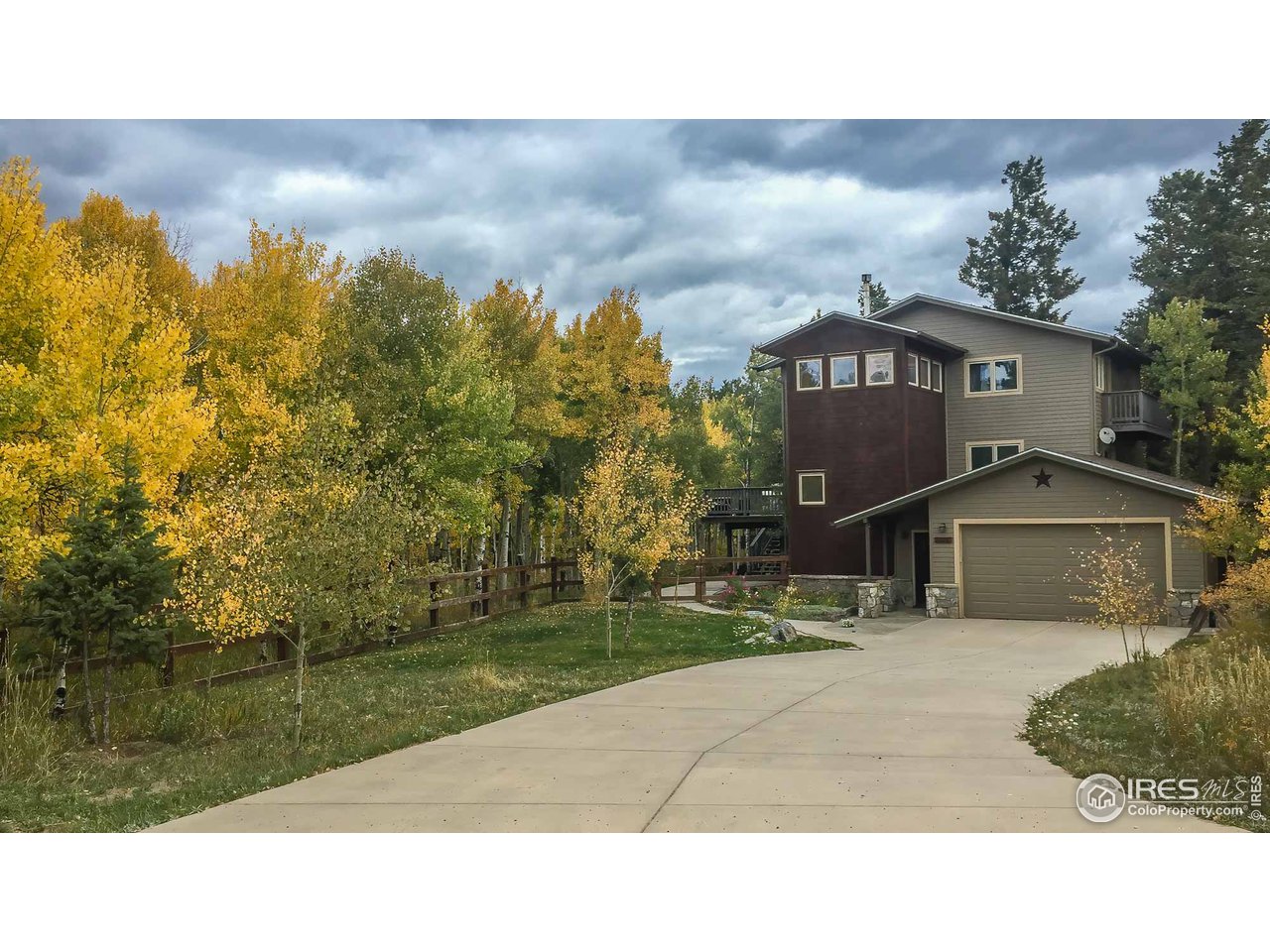 3301 Ridge Road Nederland, CO 80466 - Photo 1 of 40 a black and white photo of a house