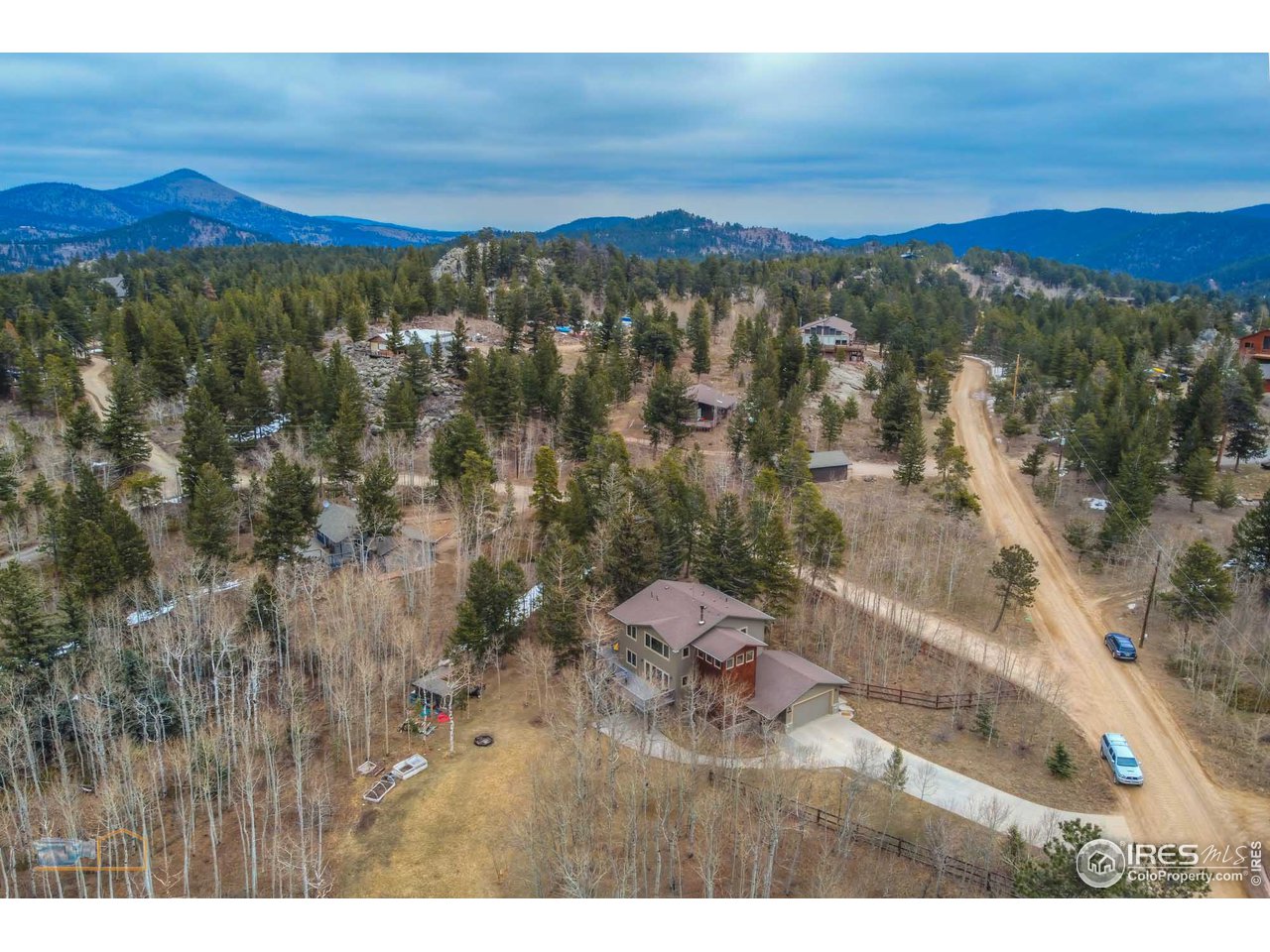 3301 Ridge Road Nederland, CO 80466 - Photo 4 of 40 a view of a city with mountain