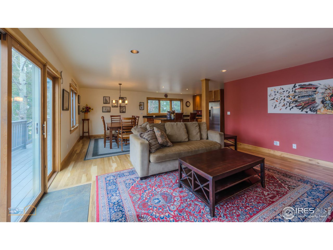 3301 Ridge Road Nederland, CO 80466 - Photo 40 of 40 a living room with furniture a rug and a table