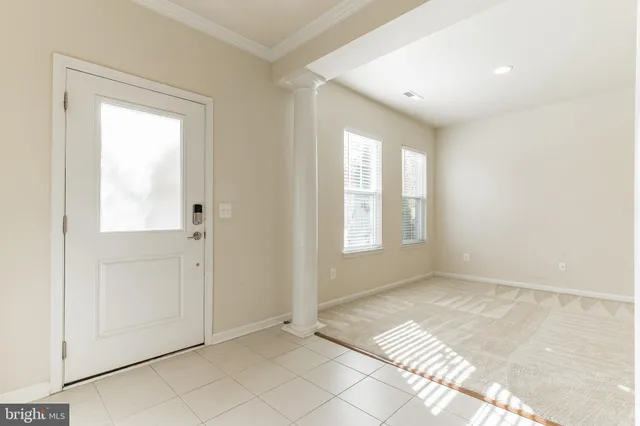 a view of a city with tall buildings