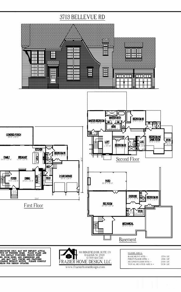 3703 Bellevue Road Raleigh, NC 27609 - Photo 2 of 6 a black and white photo of a