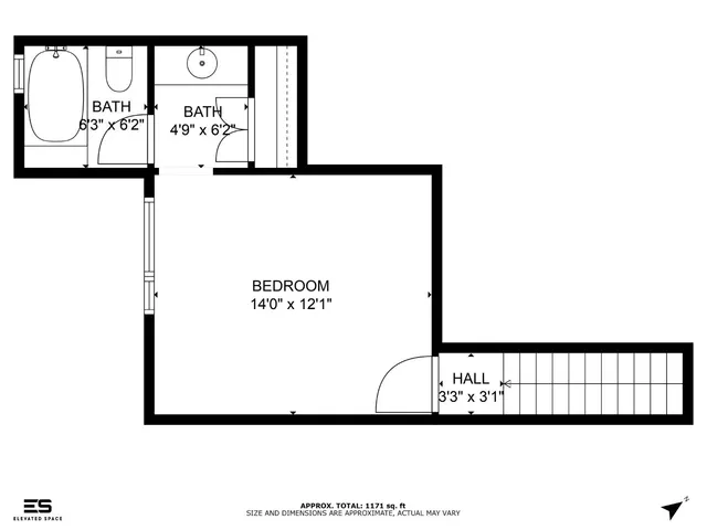 a picture of a bench in front of a window