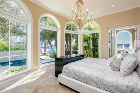 a view of a building and outdoor space