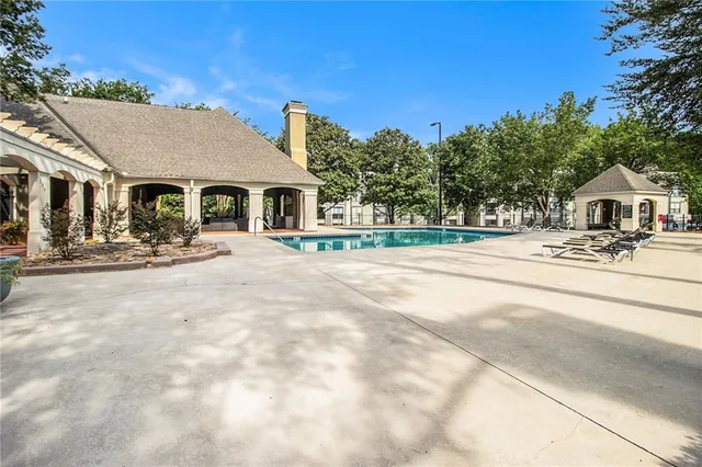 a view of a house with a outdoor space