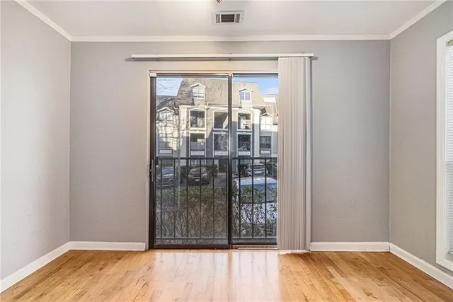 a view of wooden floor