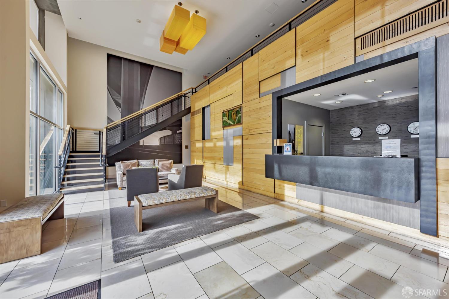 311 Oak Street, Unit 539 Oakland, CA 94607 - Photo 39 of 55 a view of entryway a living room and bathroom