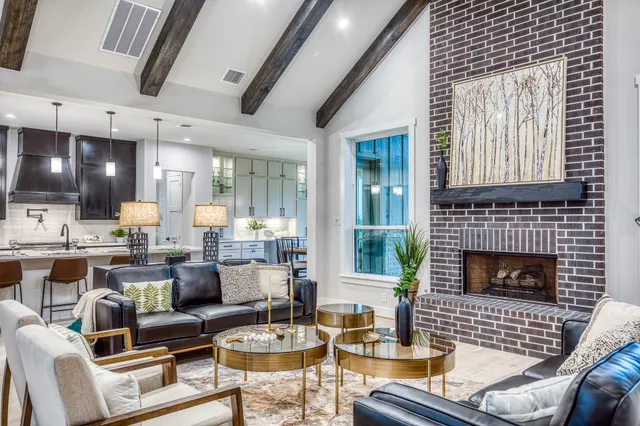 a living room with furniture or fireplace and a flat screen tv