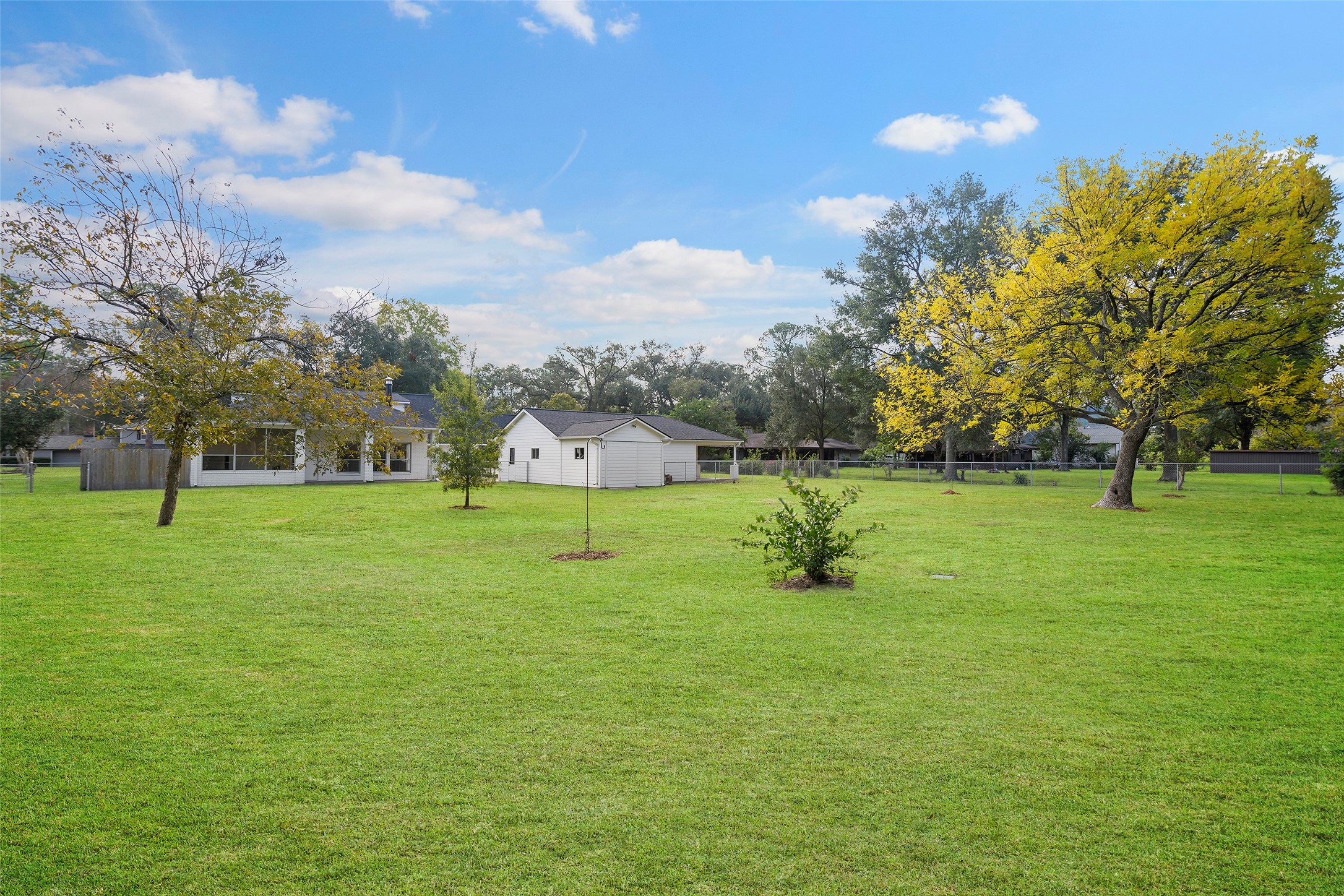 4419 Langtry Lane Houston, TX 77041 - Photo 45 of 50 Backyard looking at house