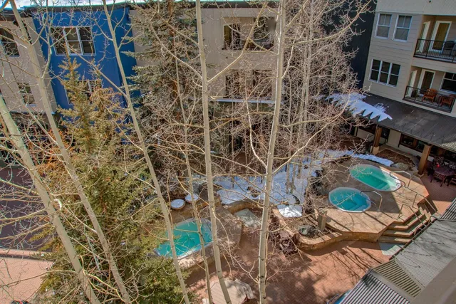 a bird view of building