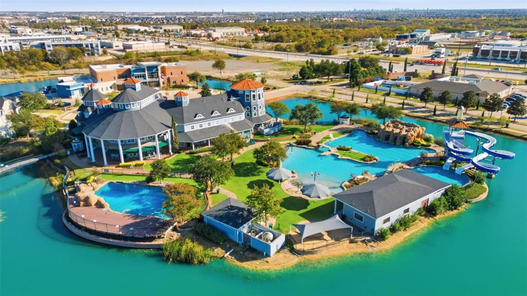 2013 Historic District Aubrey, TX 76227 - Photo 19 of 25 an aerial view of a house with a swimming pool yard and outdoor seating