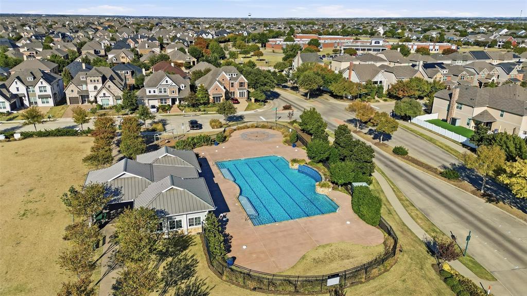 2013 Historic District Aubrey, TX 76227 - Photo 22 of 25 an aerial view of residential houses with outdoor space