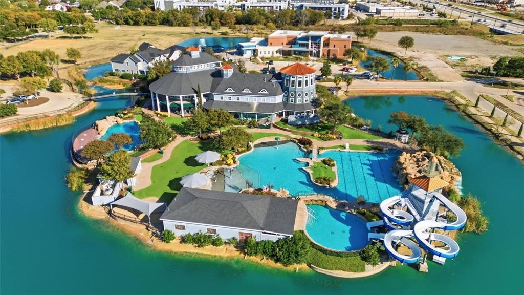 2013 Historic District Aubrey, TX 76227 - Photo 24 of 25 an aerial view of residential house with outdoor space and swimming pool