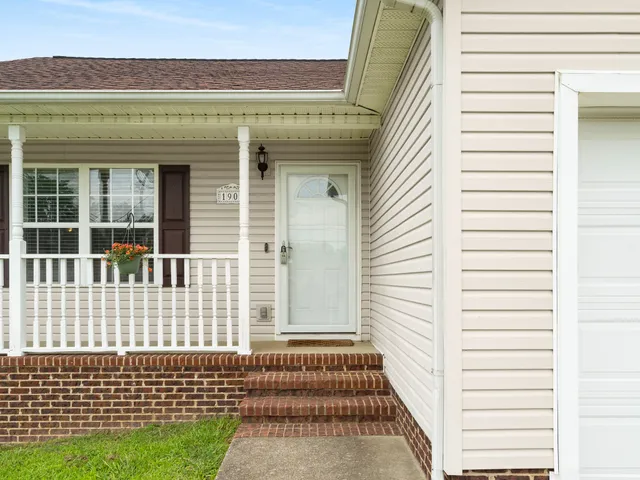 a view of a house with a porch