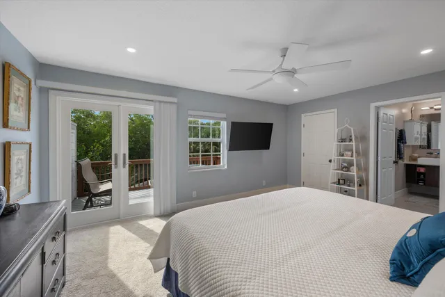 a bathroom with a sink double vanity and a mirror